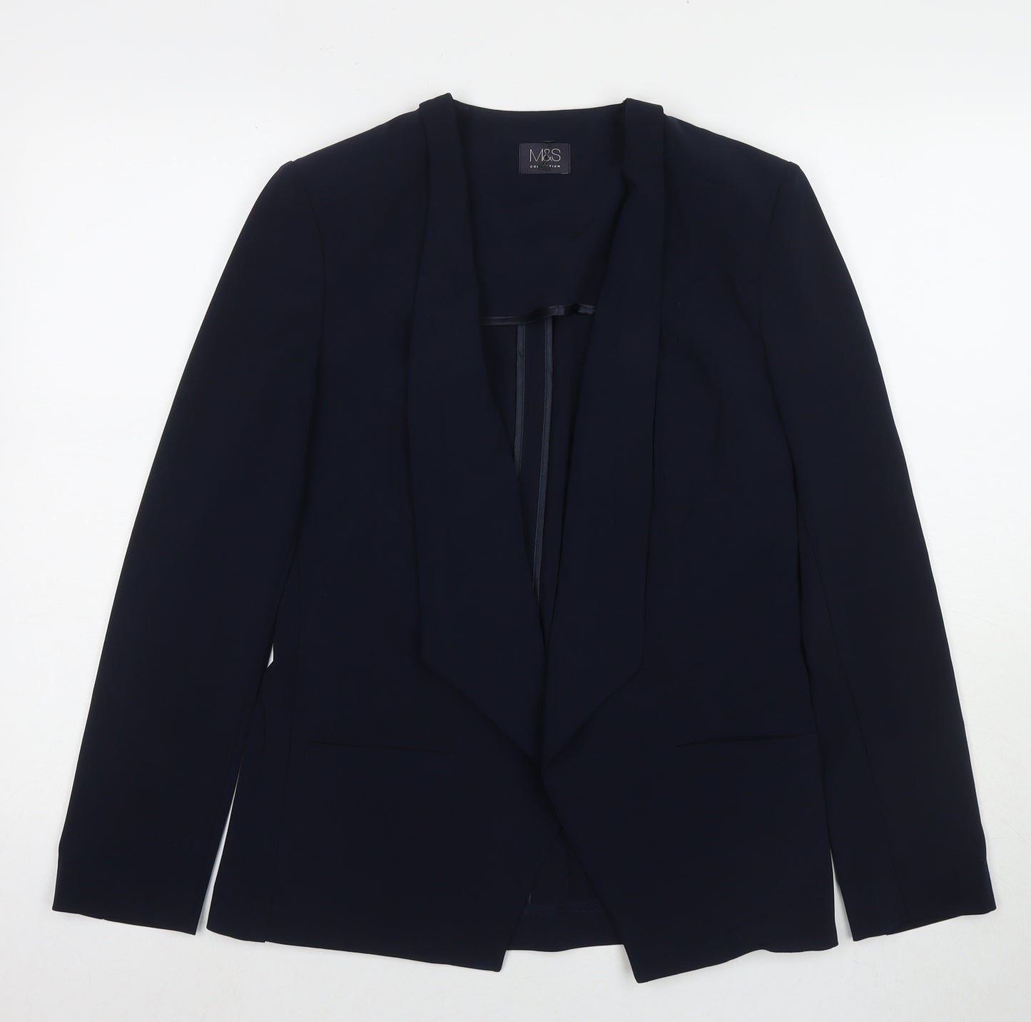 Marks and Spencer Womens Blue Jacket Blazer Size 10