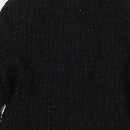 Marks and Spencer Womens Black Jacket Size 14 Hook & Eye