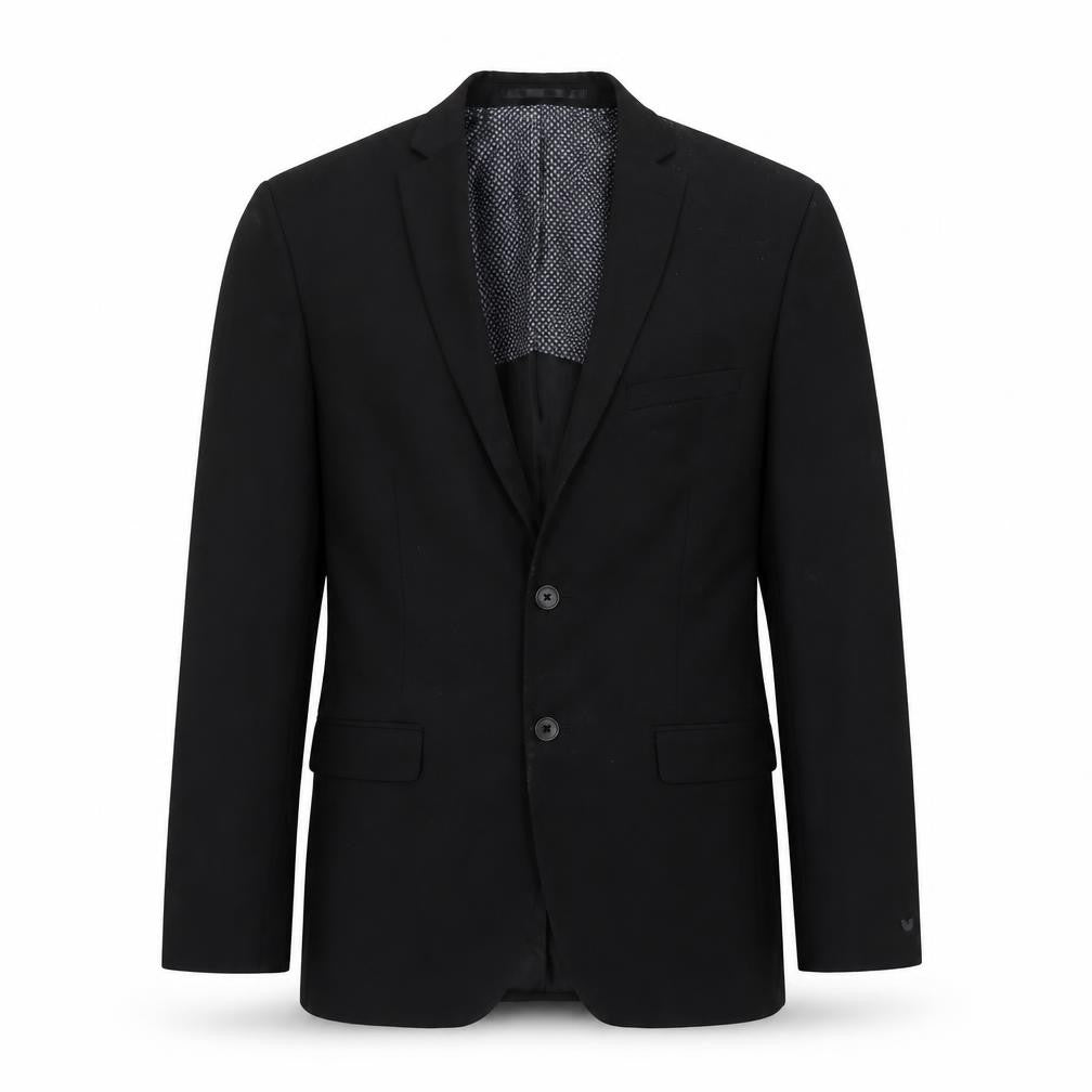 Red Herring Mens Black Polyester Jacket Suit Jacket Size 38 Regular