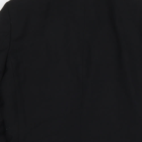Red Herring Mens Black Polyester Jacket Suit Jacket Size 38 Regular