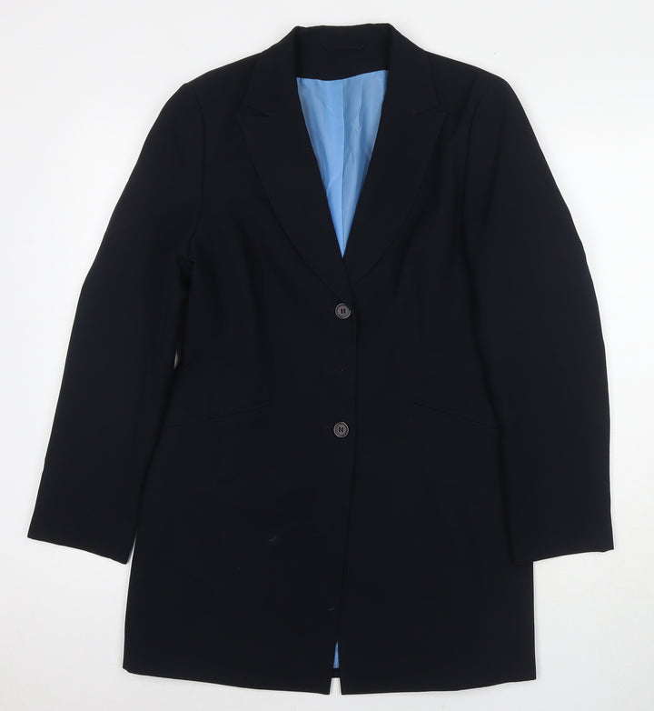 Dorothy Perkins Womens Black Jacket Blazer Size 12 Button