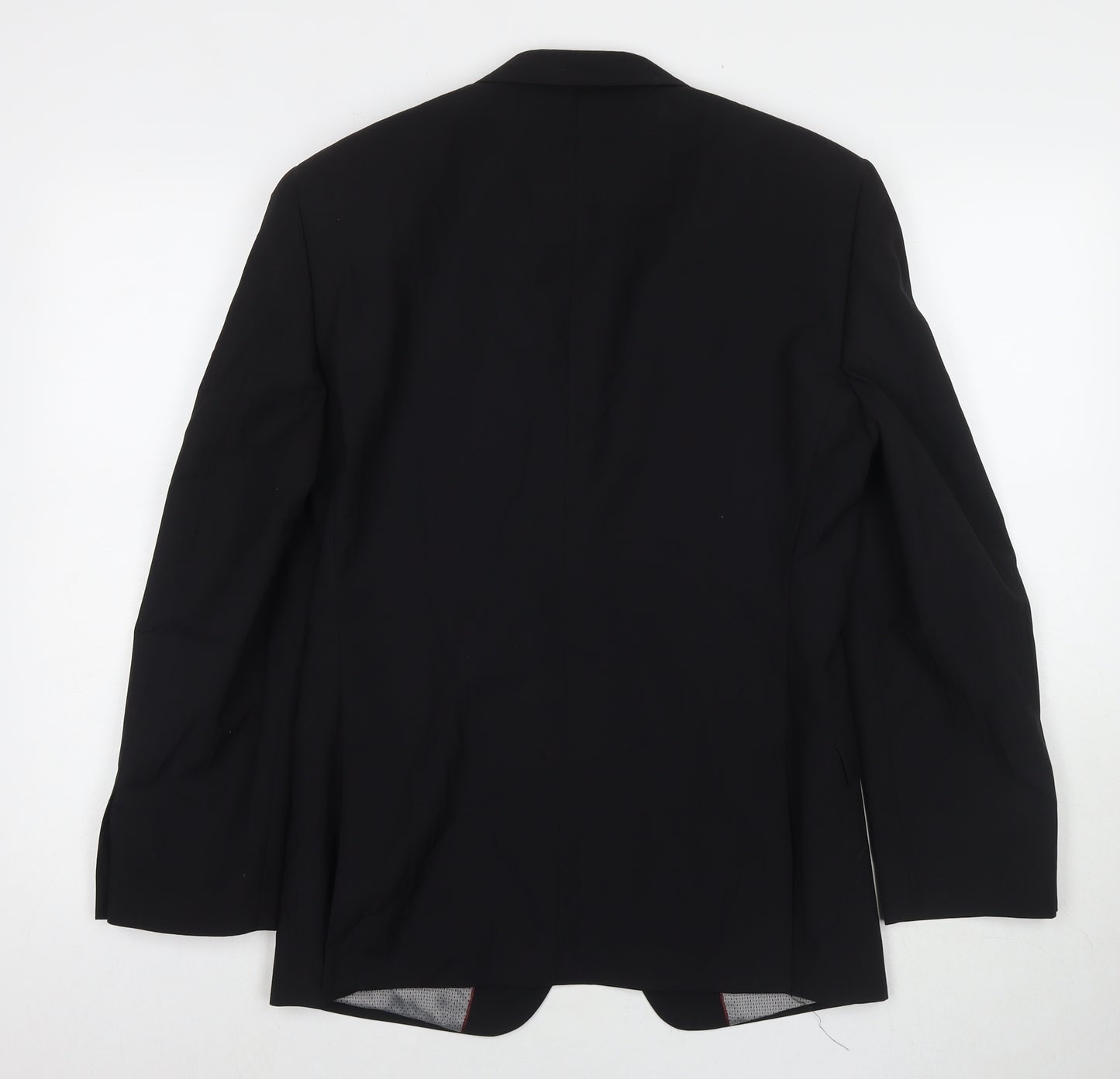 NEXT Mens Black Wool Jacket Suit Jacket Size 36 Regular