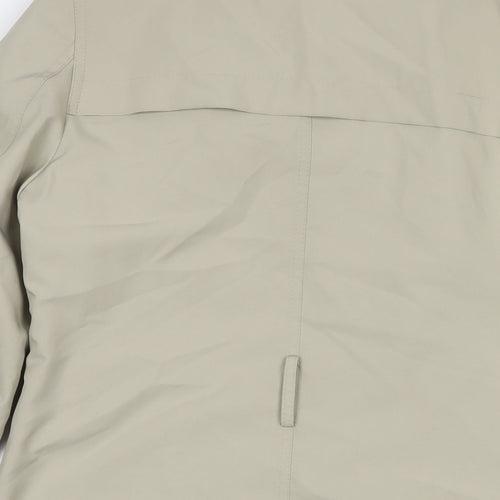Marks and Spencer Womens Beige Trench Coat Jacket Size 12 Button