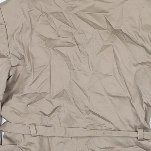 Mexx Womens Beige Jacket Size 16 Button