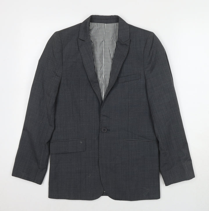 Autograph Boys Grey Jacket Blazer Size 12 Years Button