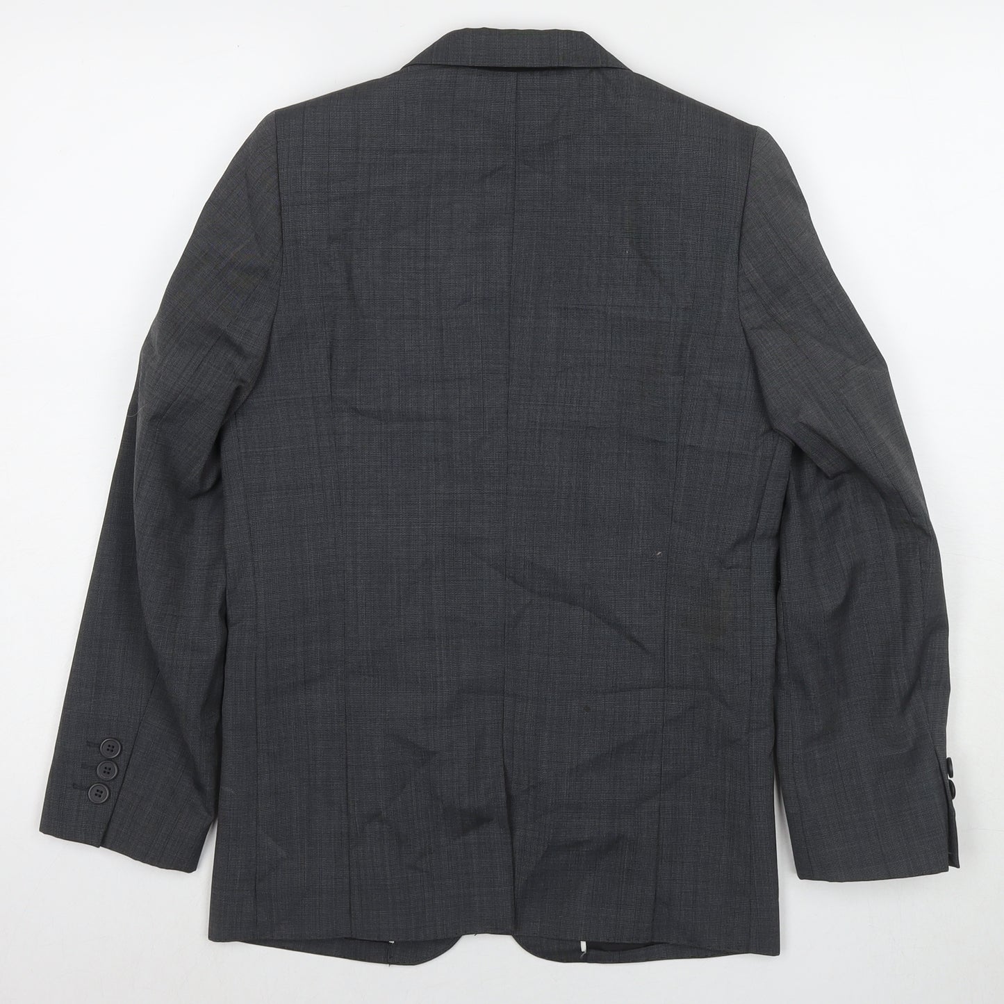 Autograph Boys Grey Jacket Blazer Size 12 Years Button