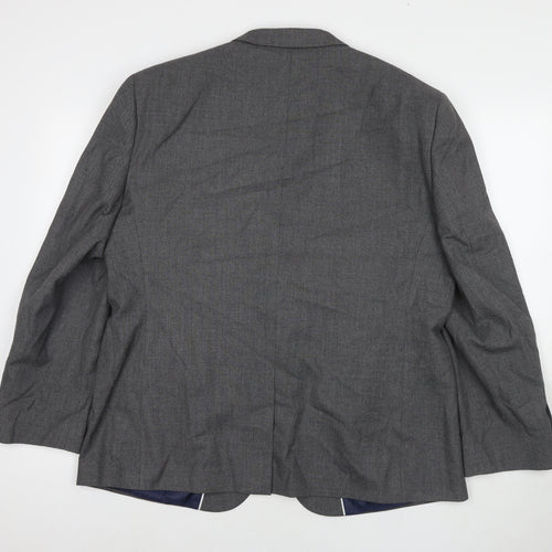 Taylor & Wright Mens Grey Polyester Jacket Suit Jacket Size 46 Regular