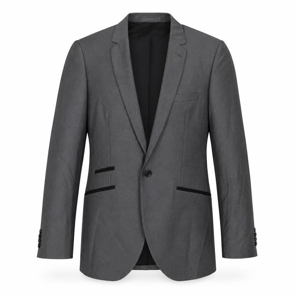 Taylor & Wright Mens Grey Polyester Jacket Suit Jacket Size 40 Regular