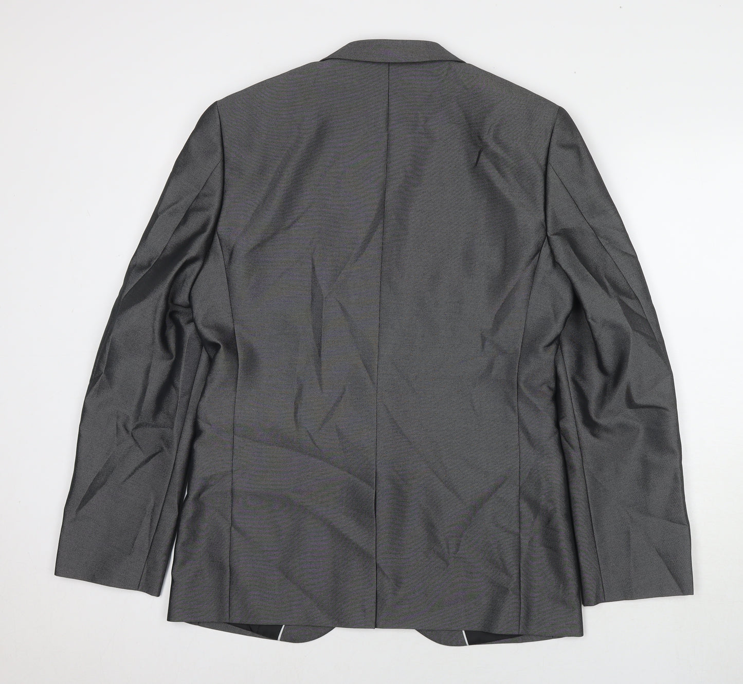 Taylor & Wright Mens Grey Polyester Jacket Suit Jacket Size 40 Regular