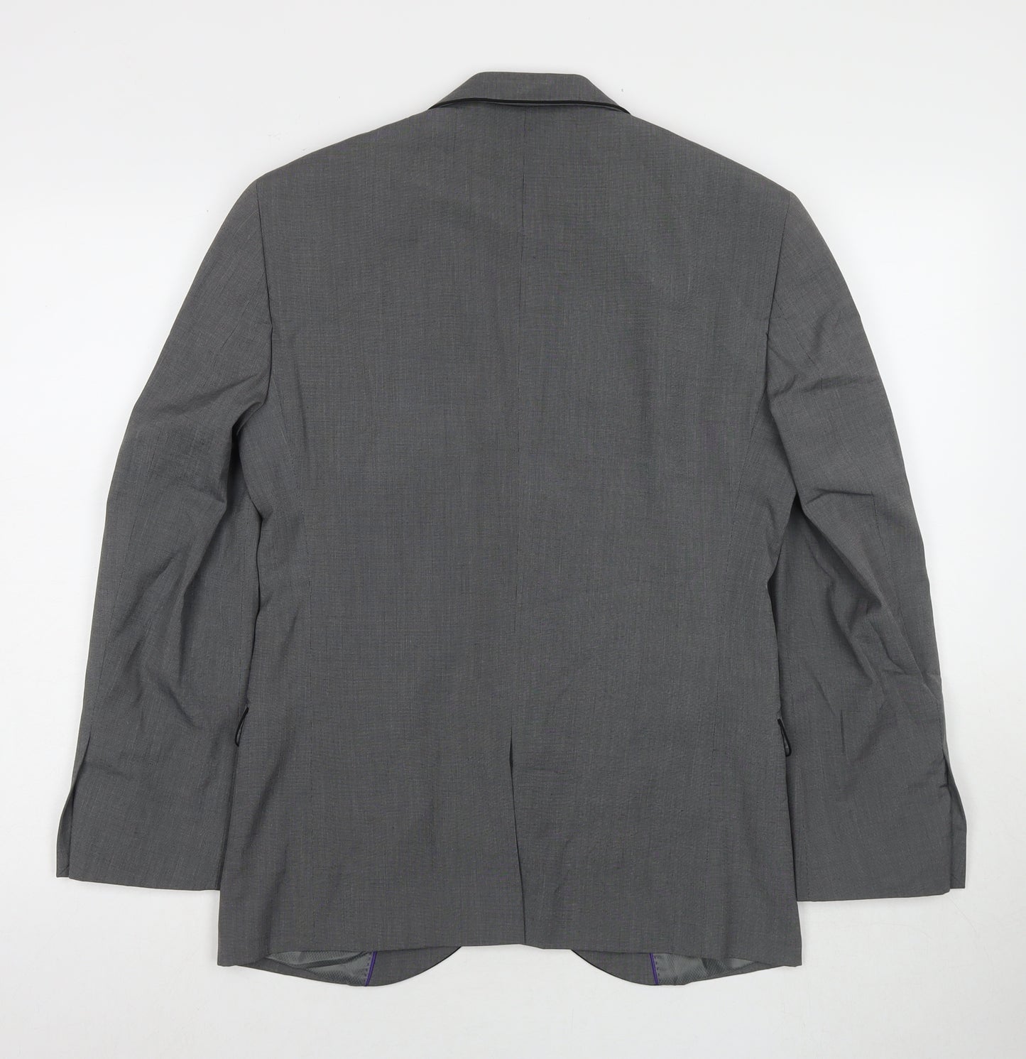 Taylor & Wright Mens Grey Polyester Jacket Suit Jacket Size 36 Regular