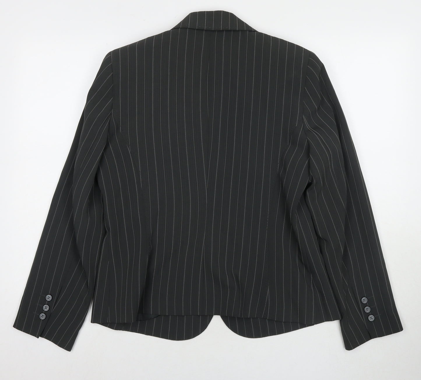 South Womens Grey Jacket Blazer Size 16 Button
