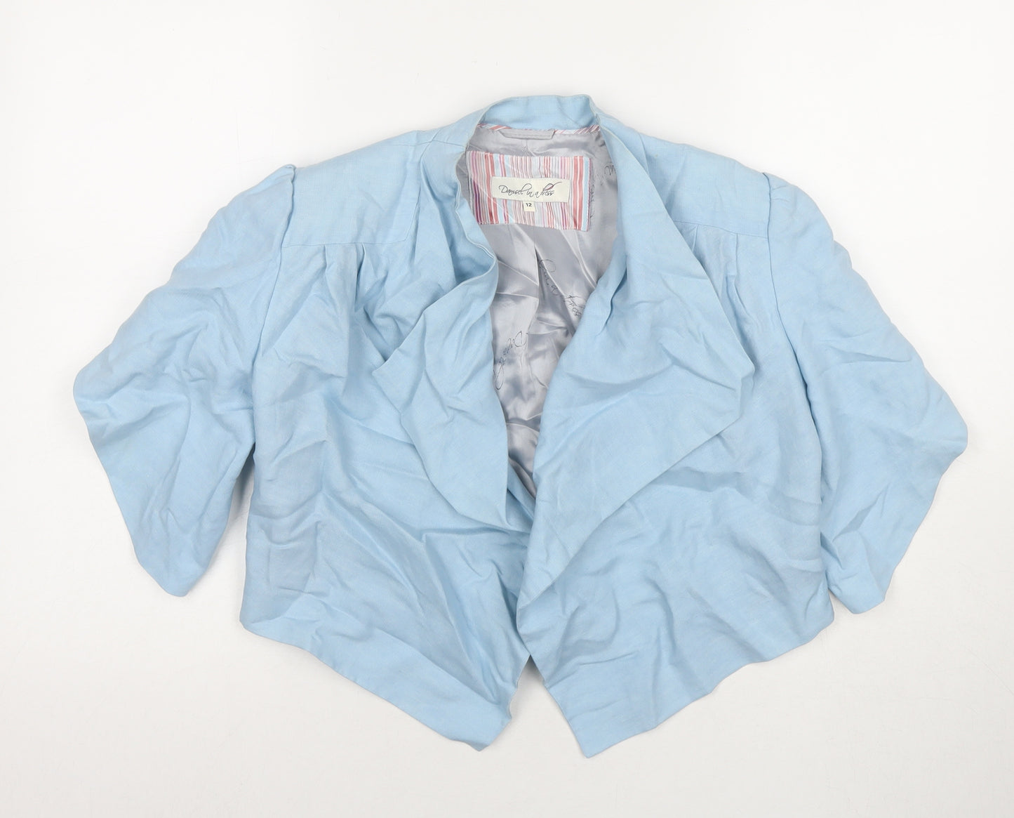 Damsel in a Dress Womens Blue Jacket Blazer Size 12