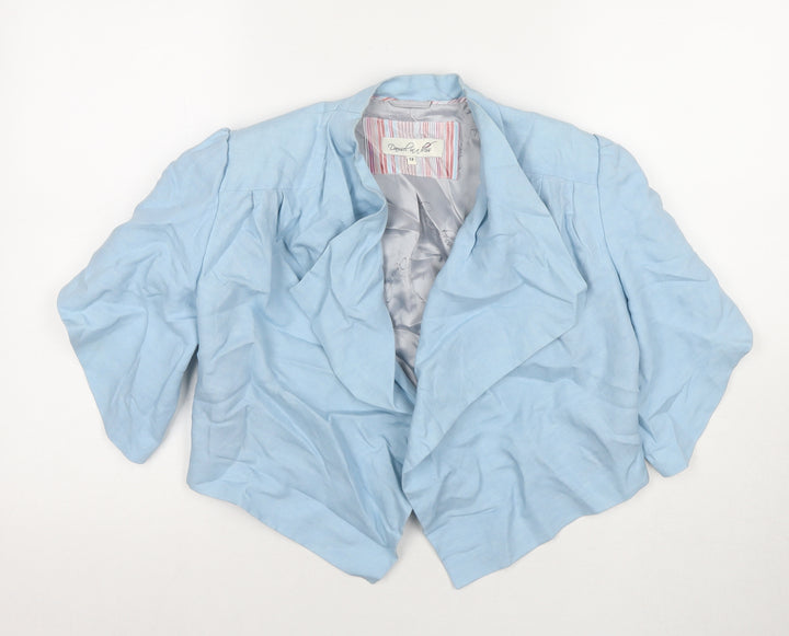 Damsel in a Dress Womens Blue Jacket Blazer Size 12