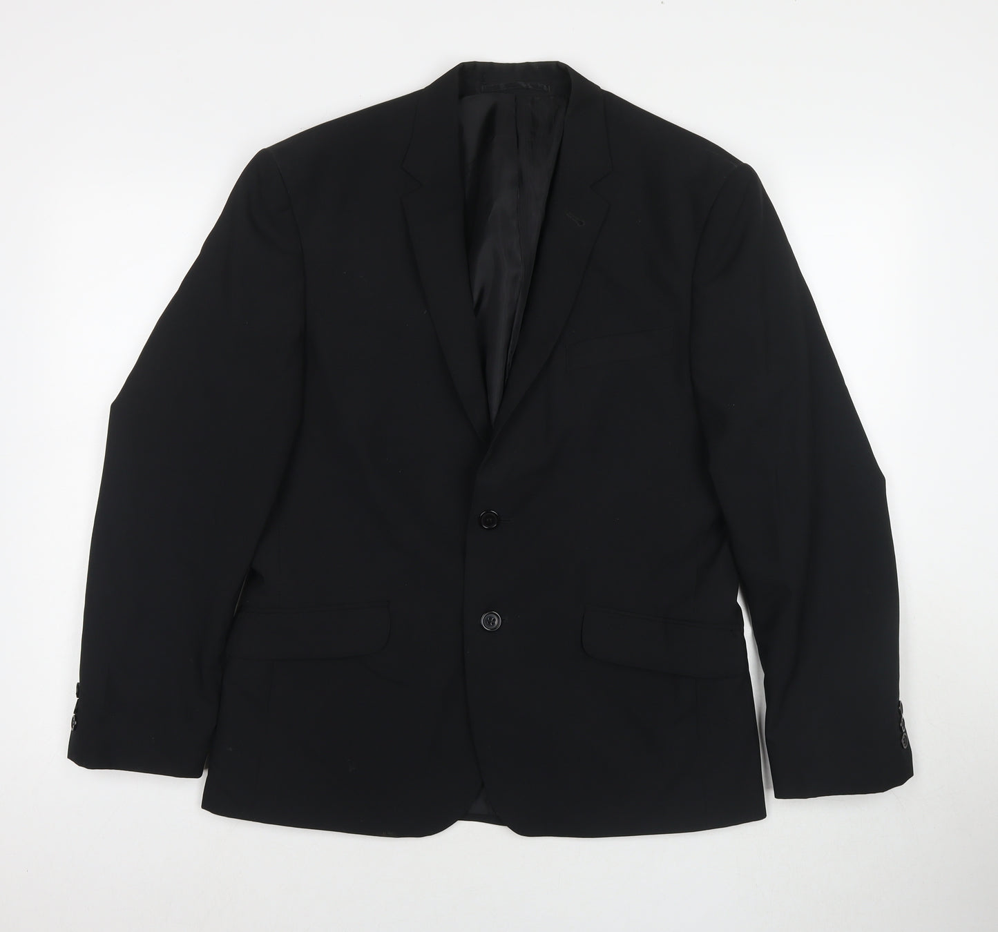 Taylor & Wright Mens Black Polyester Jacket Suit Jacket Size 40 Regular