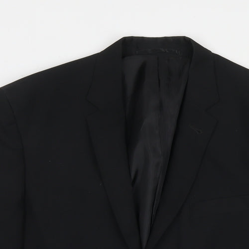 Taylor & Wright Mens Black Polyester Jacket Suit Jacket Size 40 Regular