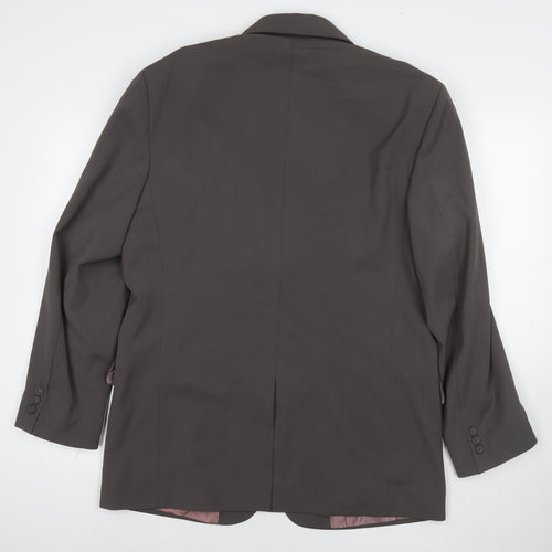 Willson Mens Brown Polyester Jacket Suit Jacket Size 40 Regular
