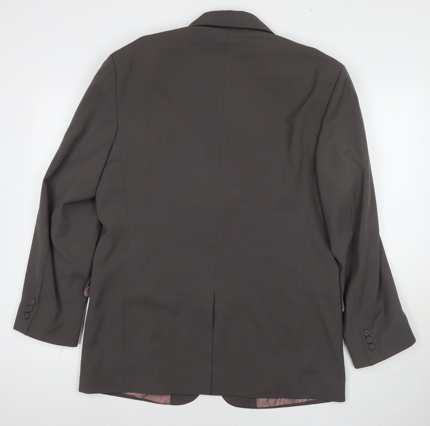 Willson Mens Brown Polyester Jacket Suit Jacket Size 40 Regular
