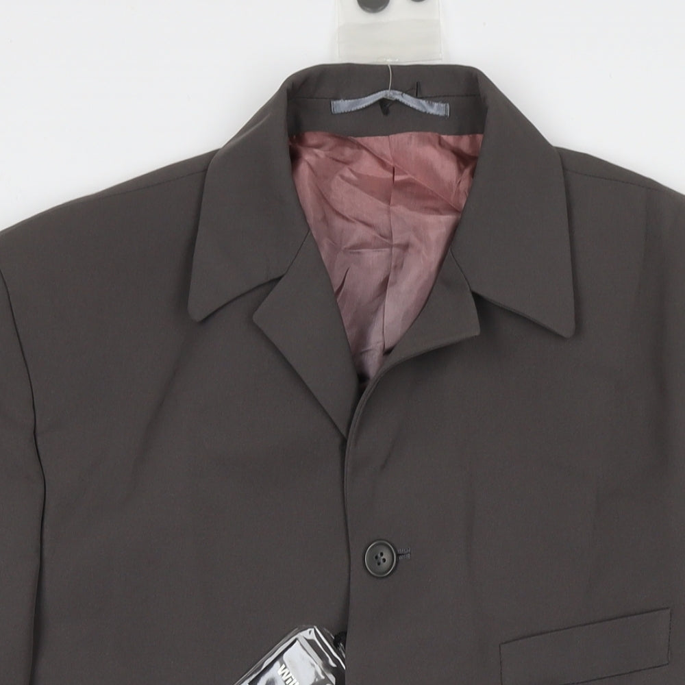 Willson Mens Brown Polyester Jacket Suit Jacket Size 40 Regular