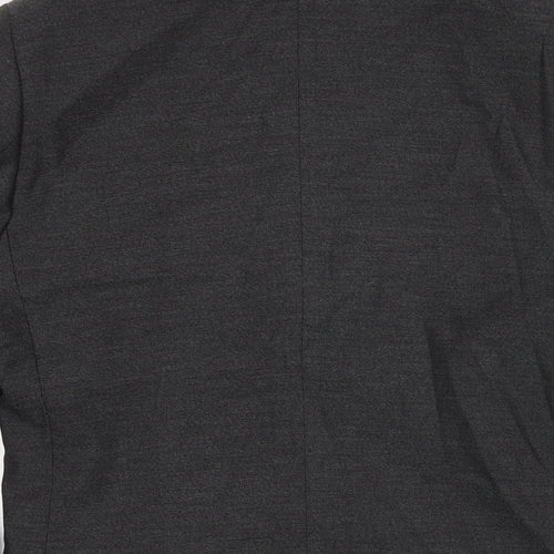 New Look Mens Grey Polyester Jacket Suit Jacket Size 38 Regular