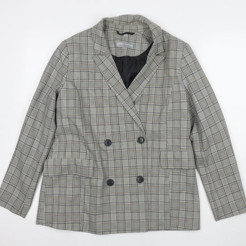 Dorothy Perkins Womens Beige Jacket Blazer Size 8 Button