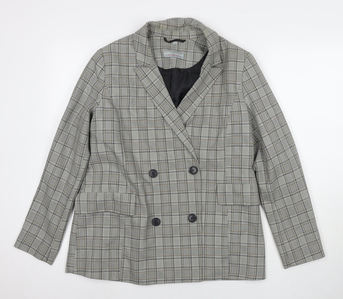 Dorothy Perkins Womens Beige Jacket Blazer Size 8 Button