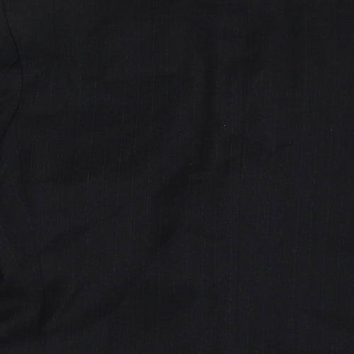 Marks and Spencer Mens Black Polyester Jacket Suit Jacket Size 40 Regular