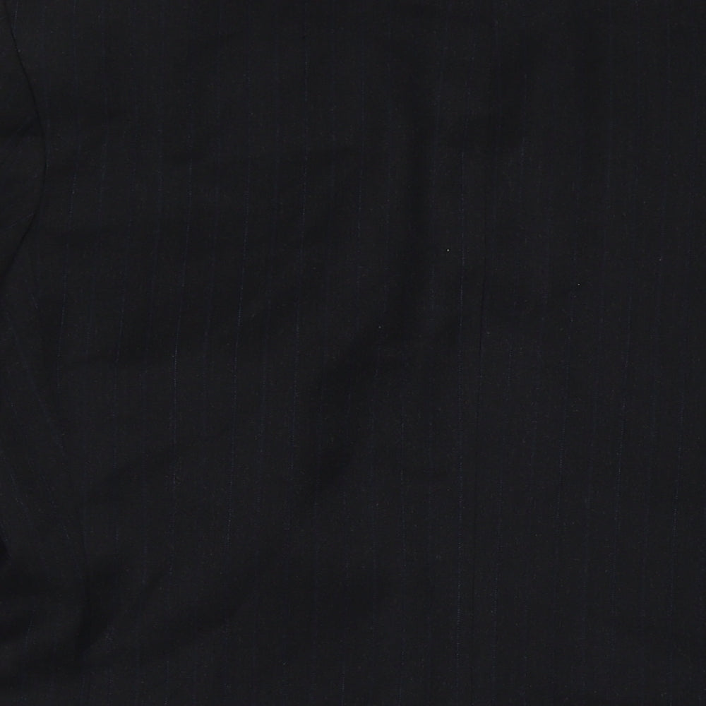 Marks and Spencer Mens Black Polyester Jacket Suit Jacket Size 40 Regular