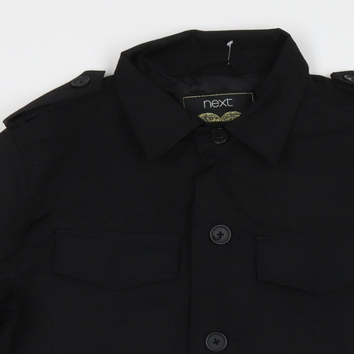 NEXT Womens Black Jacket Size M Button