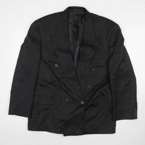 Marks and Spencer Mens Grey Polyester Jacket Suit Jacket Size 44 Regular