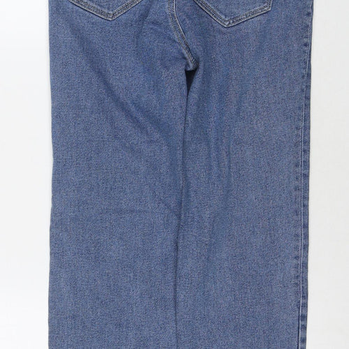 Stradivarius Womens Blue Cotton Skinny Jeans Size 10 L27 in Regular Zip
