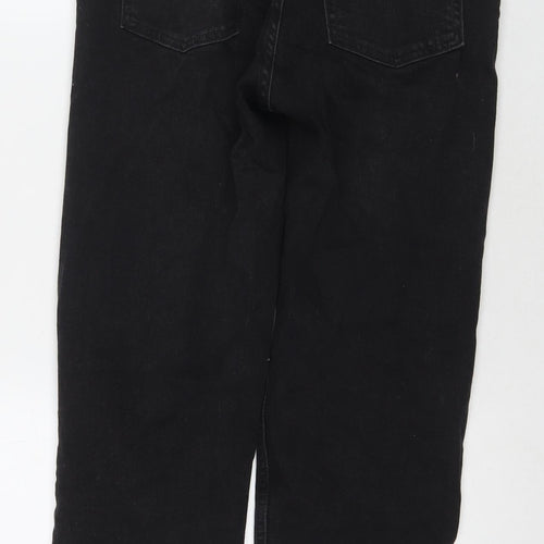 Gap Womens Black Cotton Cropped Jeans Size 29 in L24 in Regular Zip