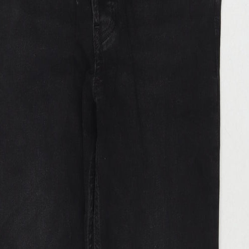 Gap Womens Black Cotton Cropped Jeans Size 29 in L24 in Regular Zip