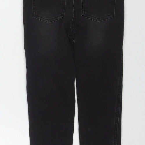 Matalan Girls Black Cotton Jegging Jeans Size 4-5 Years Regular Pullover