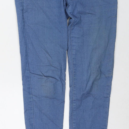 FOREVER 21 Womens Blue Cotton Skinny Jeans Size 27 in L24 in Regular Zip