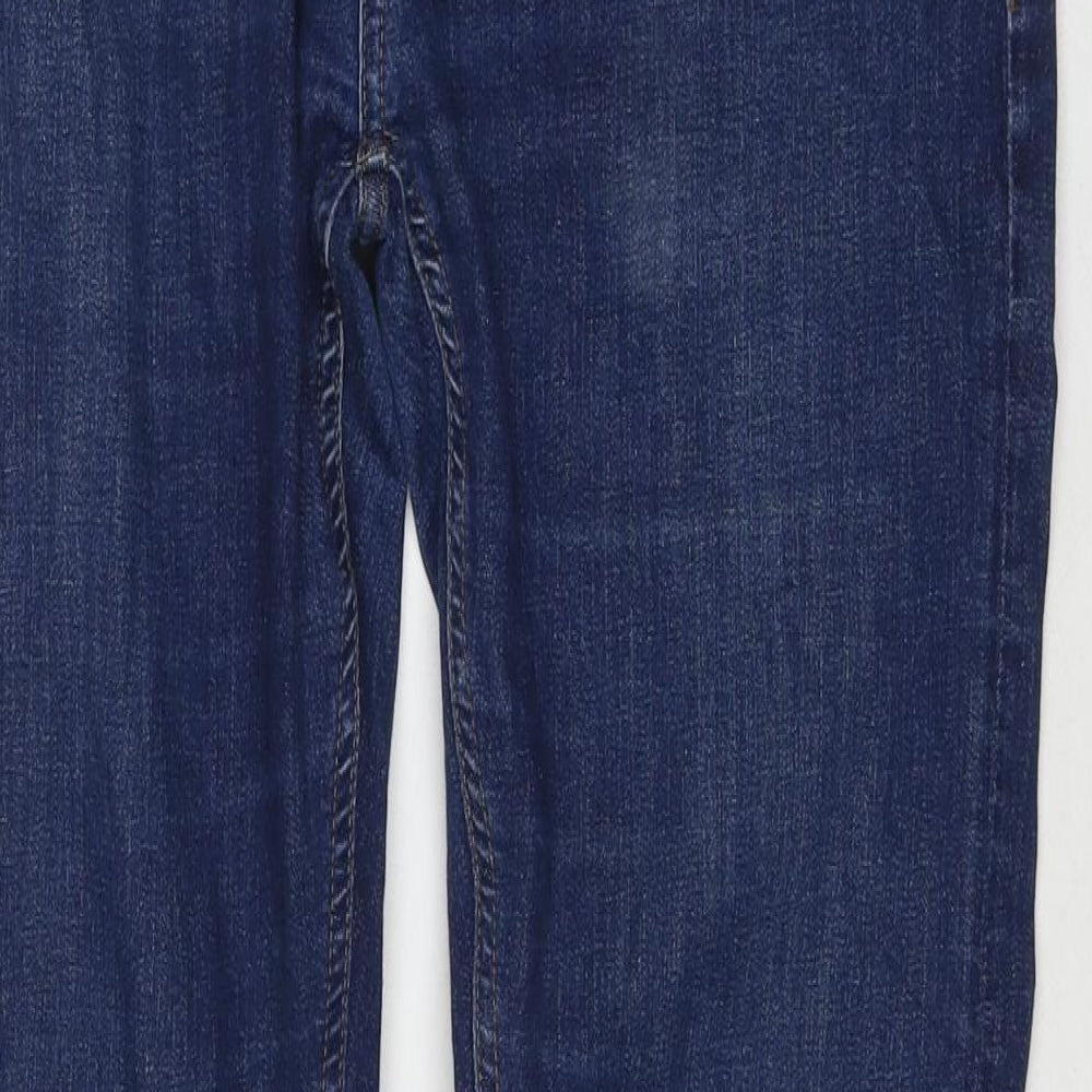 Onfire Mens Blue Polyester Blend Straight Jeans Size 34 in L32 in Regular Zip