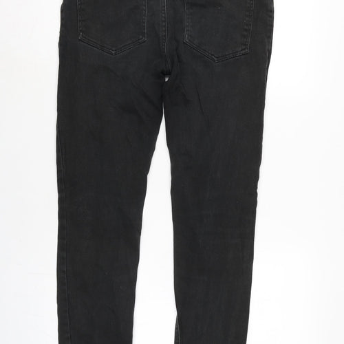 Denim & Co. Mens Grey Cotton Blend Straight Jeans Size 32 in L31 in Regular Zip