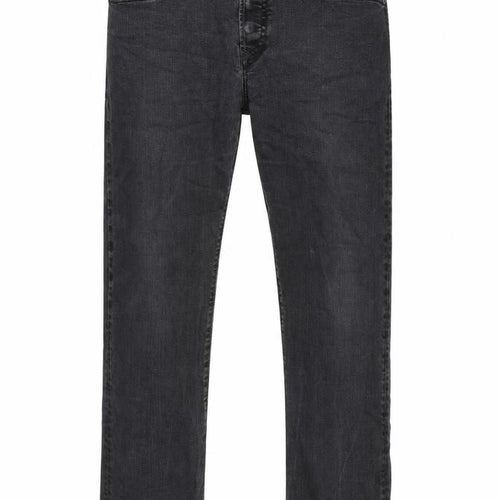 Diesal Mens Grey Cotton Blend Straight Jeans Size 32 in L30 in Regular Button