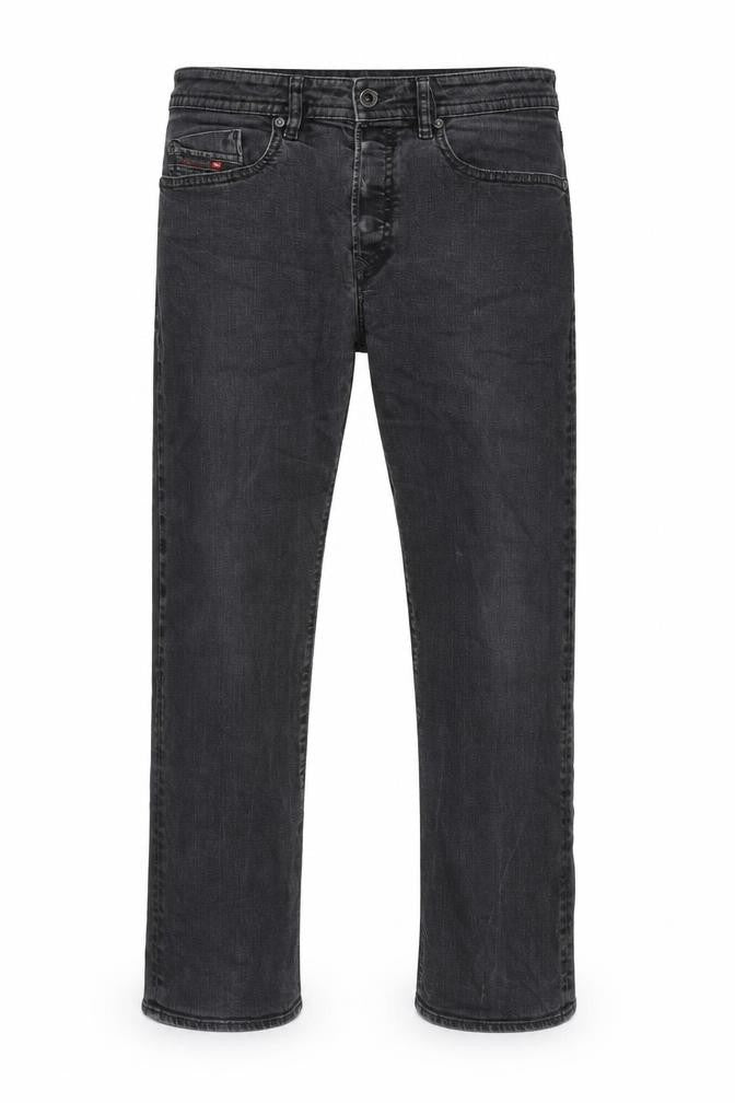 Diesal Mens Grey Cotton Blend Straight Jeans Size 32 in L30 in Regular Button