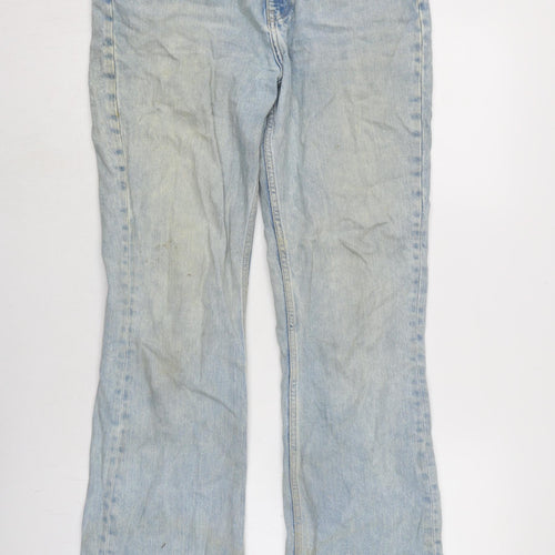 JJXX Womens Blue Cotton Blend Bootcut Jeans Size 30 in L31 in Regular Zip