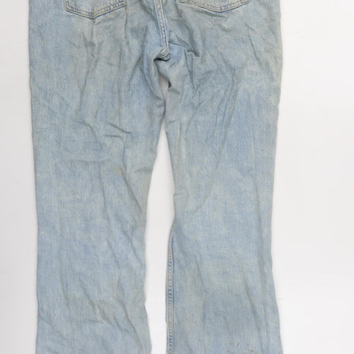 JJXX Womens Blue Cotton Blend Bootcut Jeans Size 30 in L31 in Regular Zip