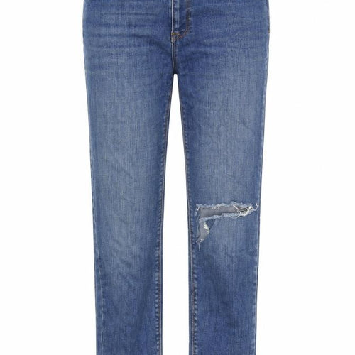 COLLUSION Womens Blue Cotton Blend Straight Jeans Size 30 in L32 in Regular Zip