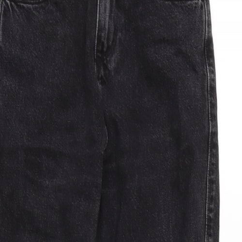 COLLUSION Womens Grey Cotton Straight Jeans Size 28 in L30 in Regular Tie