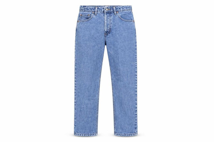 Pull&Bear Womens Blue Cotton Straight Jeans Size 23 in L26 in Regular Zip