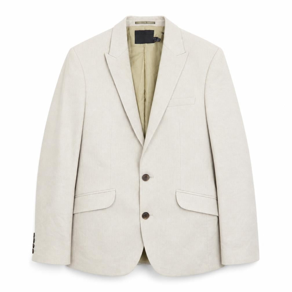 ASOS Mens Beige Polyester Jacket Blazer Size 36 Regular