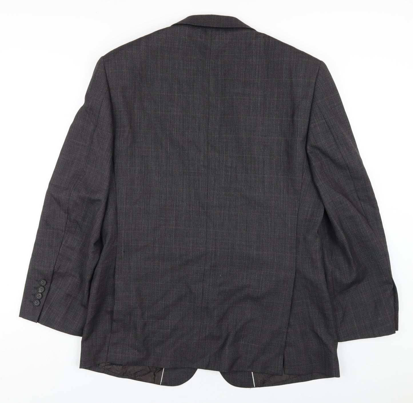Autograph Mens Grey Wool Jacket Blazer Size 38 Regular