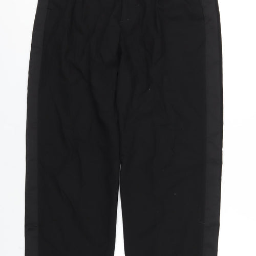 H&M Mens Black Polyester Tuxedo Suit Trousers Size 46 Regular