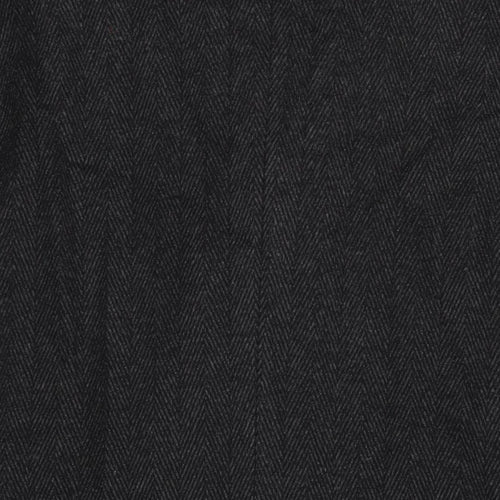Greenwoods Mens Grey Overcoat Coat Size L Button