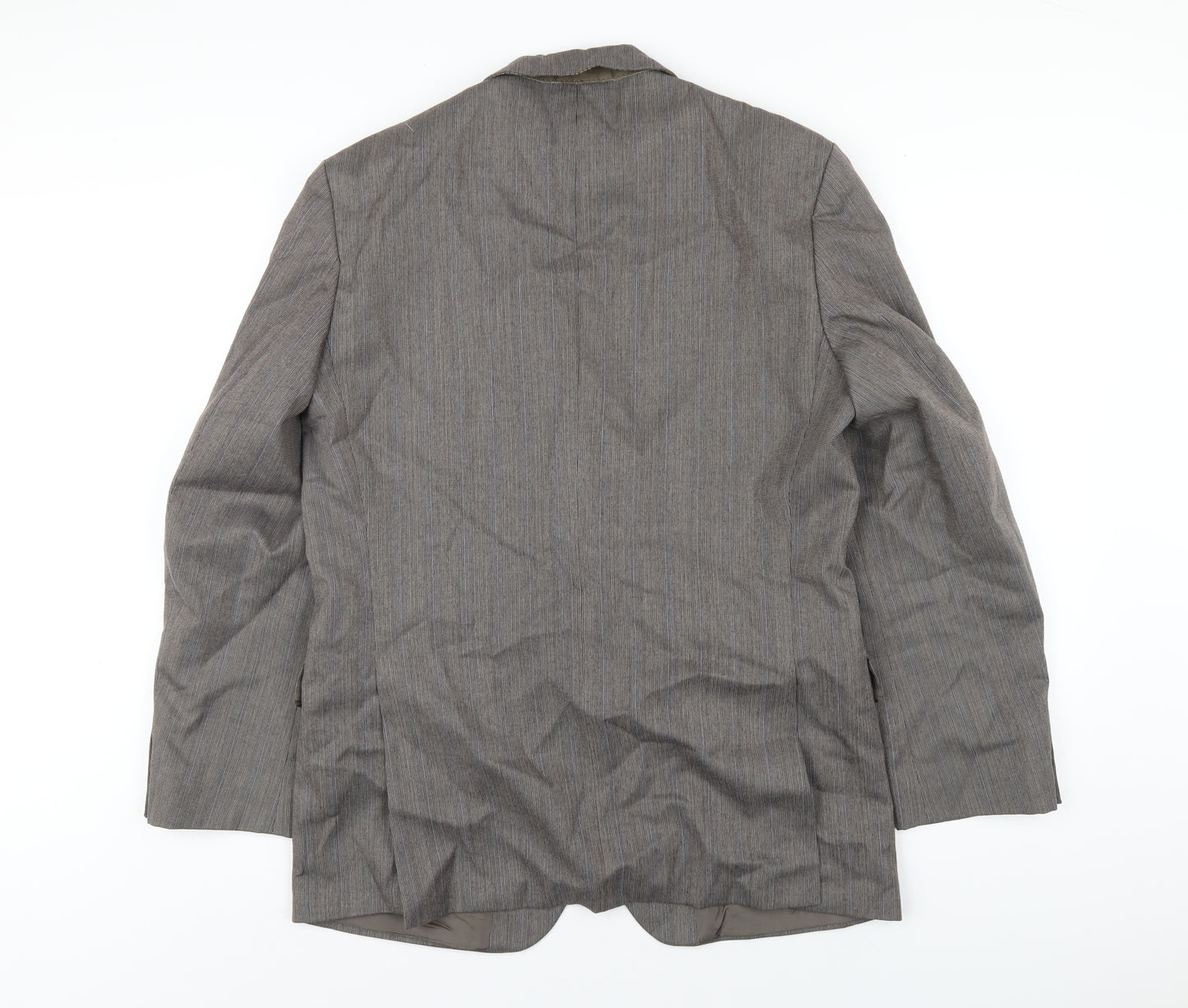 St Michael Mens Grey Wool Jacket Blazer Size 40 Regular