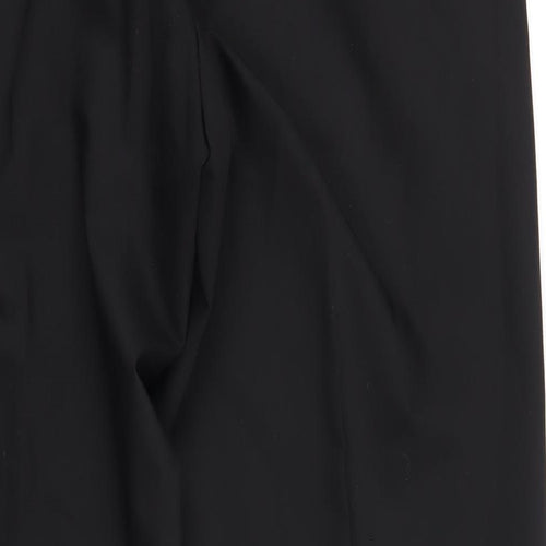 Marks and Spencer Mens Black Polyester Tuxedo Suit Trousers Size 40 Regular