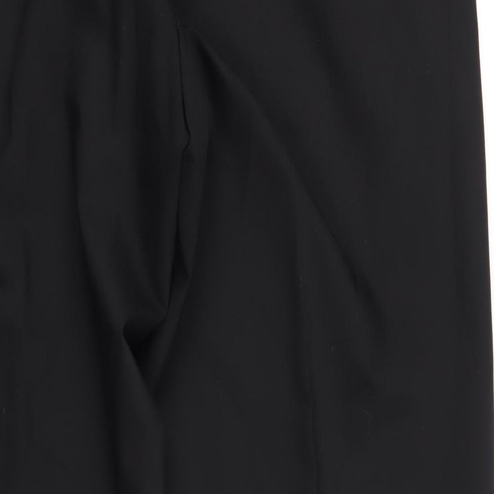 Marks and Spencer Mens Black Polyester Tuxedo Suit Trousers Size 40 Regular